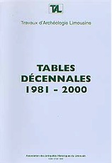 Edition des tables décennales de la revue, 1981-2000, 2001.