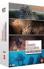 Les grandes découvertes archéologiques, Coffret 4 DVD (Naachtun : La cité Maya oubliée / Le sarcophage sacré de Mongolie / Le mystère d'Atlit Yam / Quand Homo Sapiens faisait son cinéma : La grotte Chauvet).