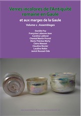 Verres incolores de l'antiquité romaine en Gaule et aux marges de la Gaule, 2018, 2 volumes.