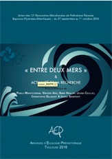 « Entre deux mers » & actualité de la recherche, (actes 12e Rencontres Méridionales de Préhistoire Récente, Bayonne, 2016), 2018, 370 p.