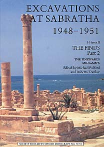 Excavations at Sabratha (1948-1951), Vol. II, The Finds, Part 2 : The finewares and lamps (M. Fulford, R. Tomber, dir.) (Mon. 3), 1994, XIII-211 p., 48 fig., 1 pl. ph.