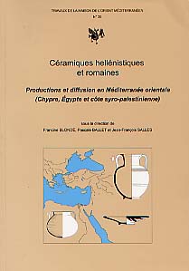 Céramiques hellénistiques et romaines, productions et diffusion en Méditerranée orientale (Chypre, Egypte et côte syro-palestinienne), (Travaux de la Maison de l'Orient, 35), 2002.