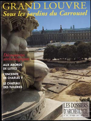 n°190. fév. 1994. Grand Louvre, sous les jardins du Carrousel. 