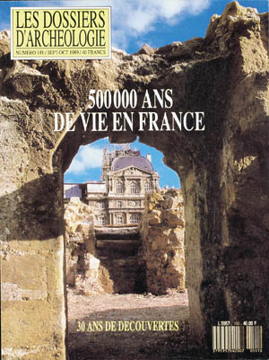 n°141. sept.-oct. 1989. 500 000 ans de vie en France.