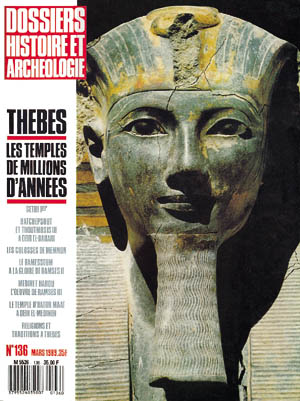 n°136. mars 1989. Thèbes, les temples de millions d'années. 