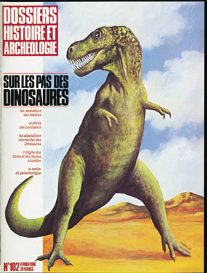 n°102. février 1986. Sur les pas des dinosaures.