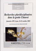 Recherches pluridisciplinaires dans la grotte Chauvet, (Journées SPF, Lyon, 11-12 octobre 2003), (Travaux SPF 6), 2005.
