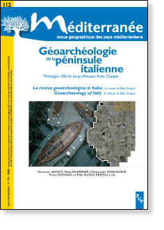 Géoarchéologie de la péninsule italienne. Mélanges offerts au Pr. A. Cinque, 2009, 152 p.