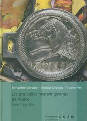 Les trouvailles mérovingiennes d'Alsace. Vol. 1, Bas Rhin, 2010, 508 p., 474 ill.