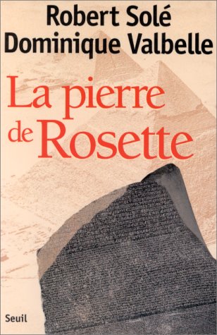 La pierre de Rosette, 1999, 229 p.
