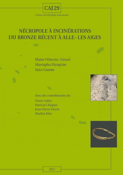 Nécropole à incinérations du Bronze récent à Alle - Les Aiges, (CAJ 29), 2013, 192 p., 133 fig.