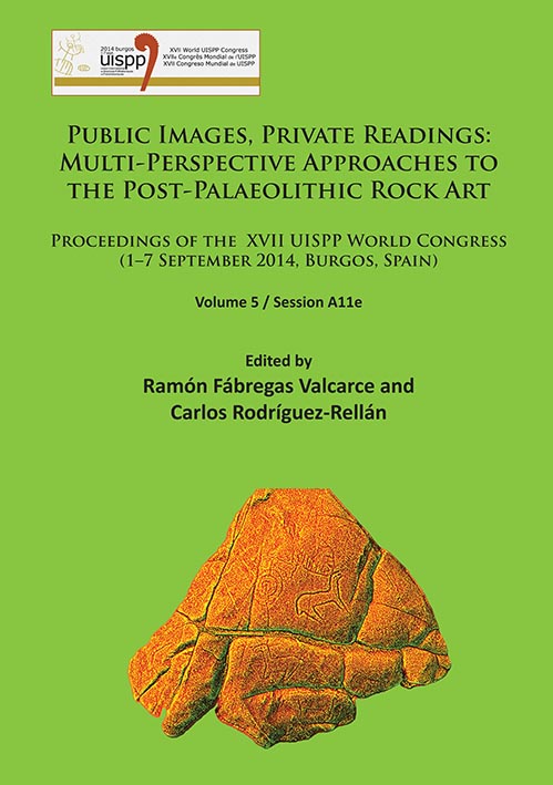 Public Images, Private Readings: Multi-Perspective Approaches to the Post-Palaeolithic Rock Art, (actes XVIIe coll. UISPP, Burgos, Espagne, sept. 2014, Volume 5 / Session A11e), 2016, 70 p.