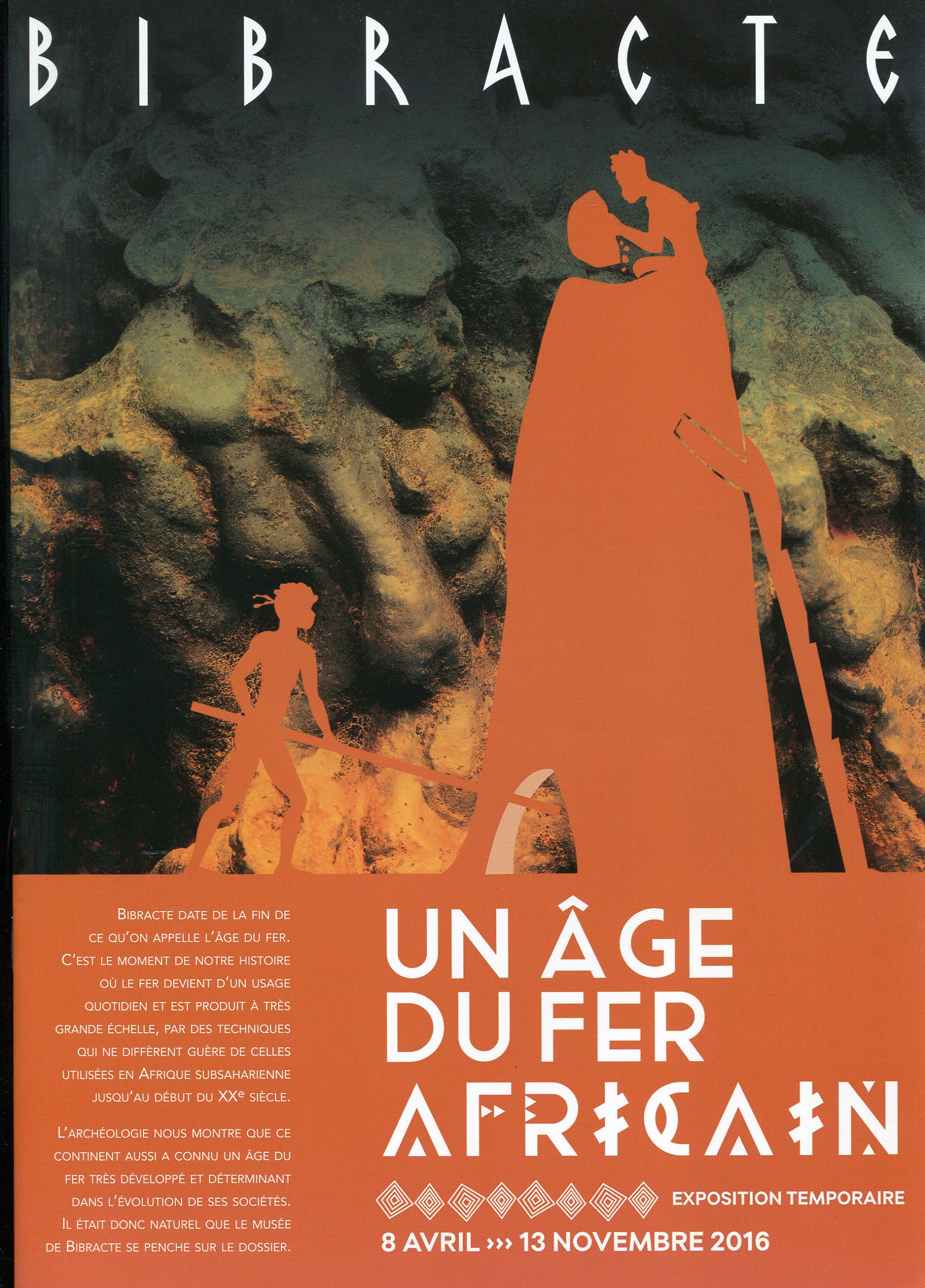 Un âge du Fer africain, (brochure expo. Musée de Bibracte, avr.-nov. 2016), 2016, 30 p.