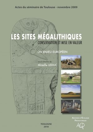 Les sites mégalithiques. Conservation et mise en valeur, un enjeu européen, 2018, 245 p.