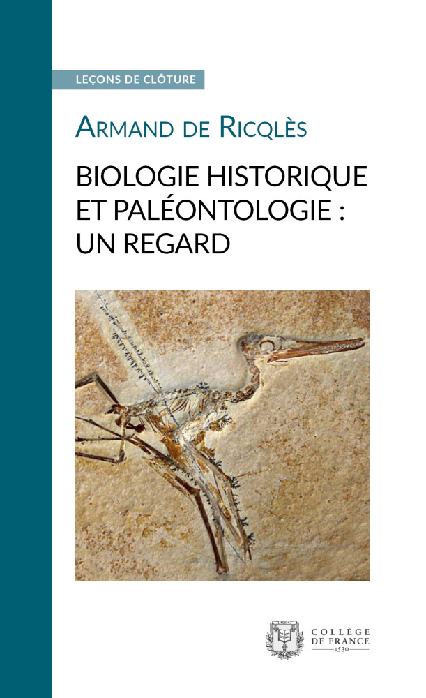 Biologie historique et paléontologie : un regard, 2018, 56 p.