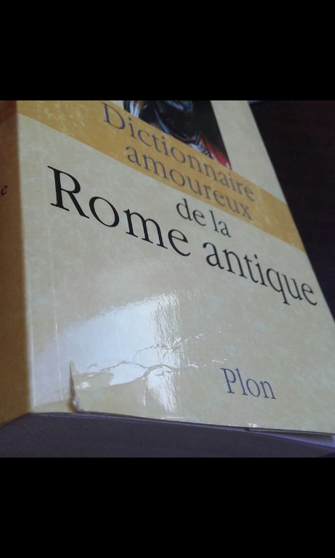 Exemplaire d'occasion - DARCOS X. - Dictionnaire amoureux de la Rome antique, 2011, 756 p.