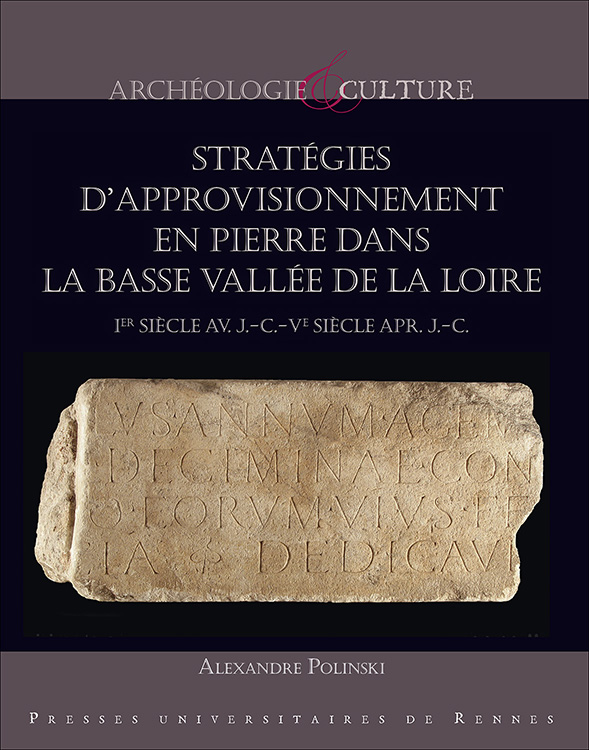 Stratégies d'approvisionnement en pierre dans la basse vallée de la Loire, Ier siècle av. J.-C.-Ve siècle apr. J.-C., 2019, 208 p.