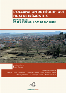 L'occupation du Néolithique final de Trémonteix (Puy-de-Dôme) et ses assemblages de mobilier, 2020, 287 p.