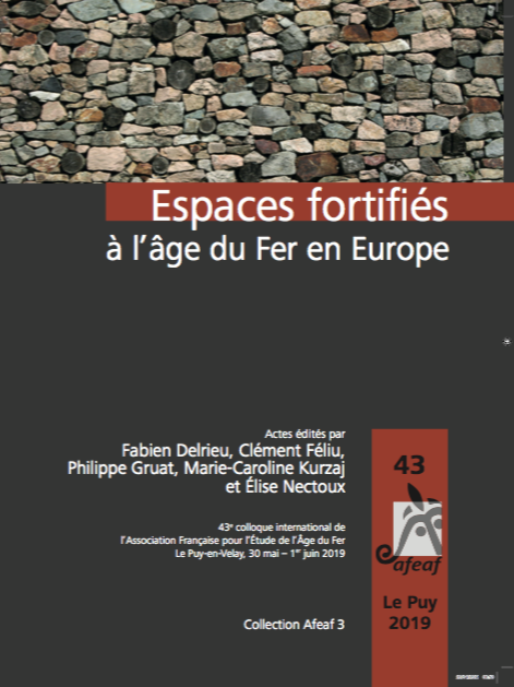 Espaces fortifiés à l'âge du Fer en Europe, (actes 43e coll. int. AFEAF, Le Puy-en-Velay, 30 mai-1er juin 2019), 2021, 484 p.