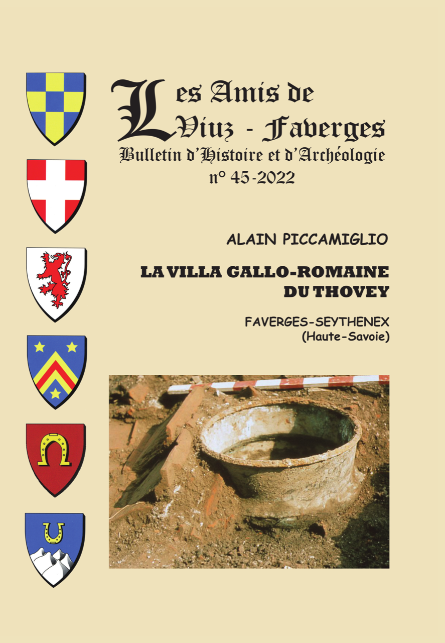 La villa gallo-romaine du Thovey, Faverges-Seythenex (Haute-Savoie), 2023, 200 p.
