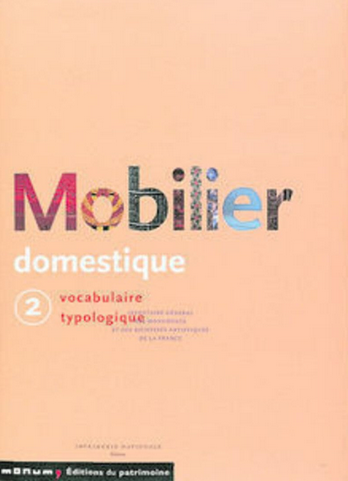 Le Mobilier domestique. Tome 2, 2023, nouvelle édition, 568 p.