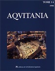 14, 1996. La Civilisation urbaine de l'Antiquité tardive dans le Sud-Ouest de la Gaule (Actes du IIIe Coll. Aquitania et des XVIe Journées d'Archéologie Mérovingienne, Toulouse 1995), 1998, 297 p., nbr. ill. n. et bl. et coul.