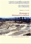 n°3-4, 2015. Hommages à Mariannick Le Bolloch.