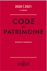 Code du patrimoine 2020-2021, annoté et commenté.