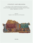 Context and Meaning, (actes 12e coll. AIPMA, Athènes, sept., 2013), 2017, 527 p.