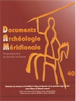 40. Habitats de hauteur et fortifiés à l'âge du Bronze et au premier âge du Fer entre Alpes et Massif central, (actes table-ronde Orgnac-L'Aven, févr. 2016).