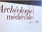 Exemplaire d'occasion - Archéologie Médiévale 46, 2016.