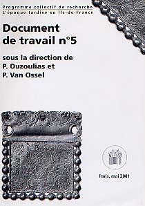 Documents de travail n° 5, 2001, 186 p., ill., tabl., cartes. 