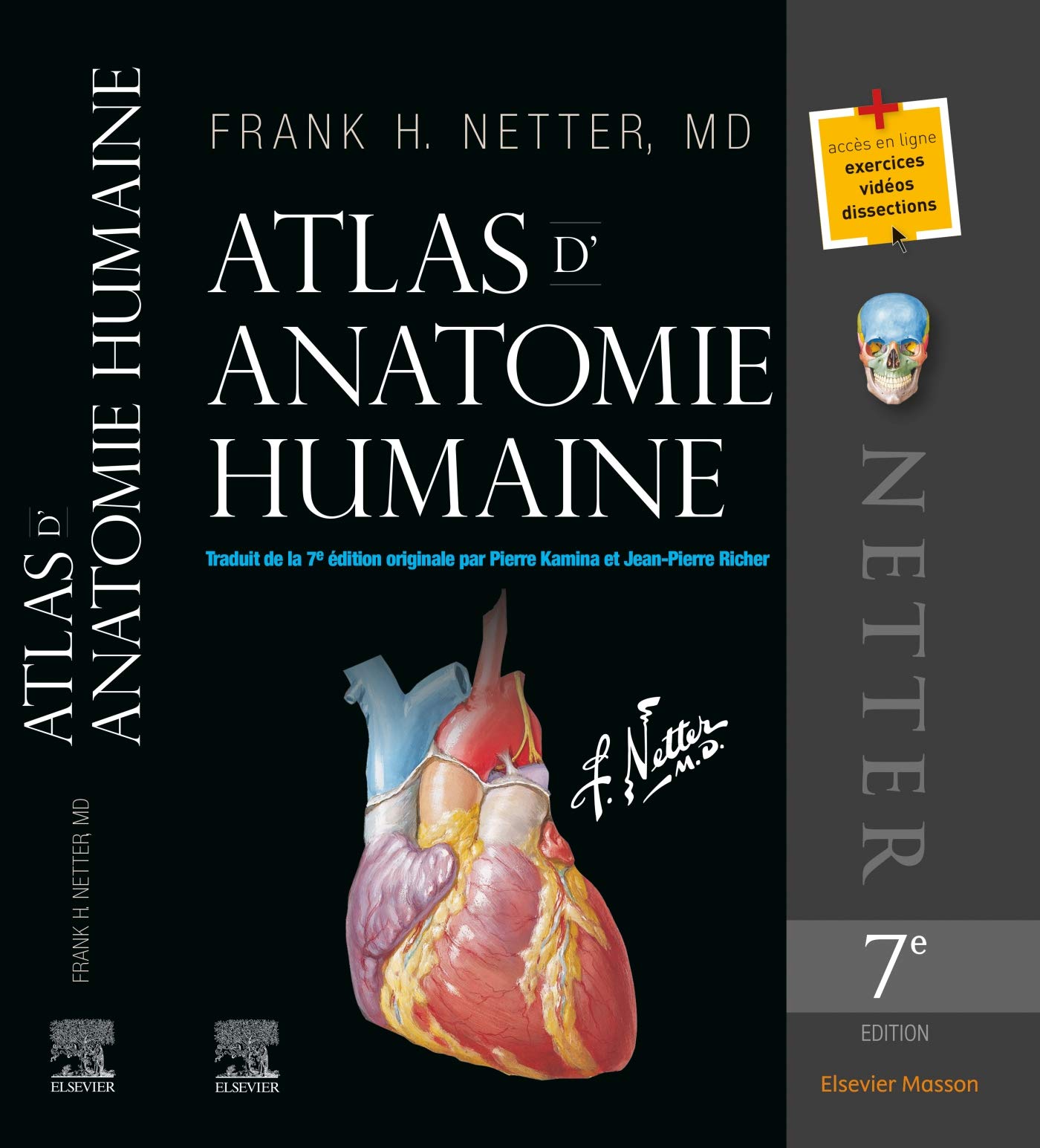 Atlas d'anatomie humaine, 2019, 7e éd., 672 p.