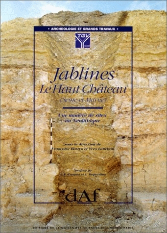 ÉPUISÉ - Jablines, Le Haut Château (Seine-et-Marne). Une minière de silex au Néolithique (DAF 35), 1992, 246 p., 232 fig.
