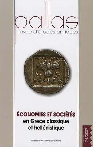 74. Économies et sociétés en Grèce classique et hellénistique, 2007, 302 p.
