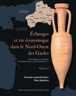 Echanges et vie économique dans le Nord-Ouest des Gaules. Le témoignage des amphores du IIe siècle avant J.-C. au IVe siècle après J.-C., 2010, 602 p., 2 vol.