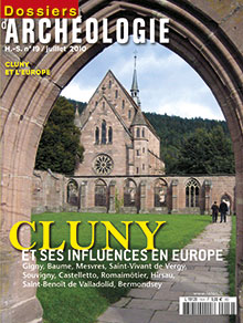 n°19. août 2010. Cluny et ses influences en Europe.