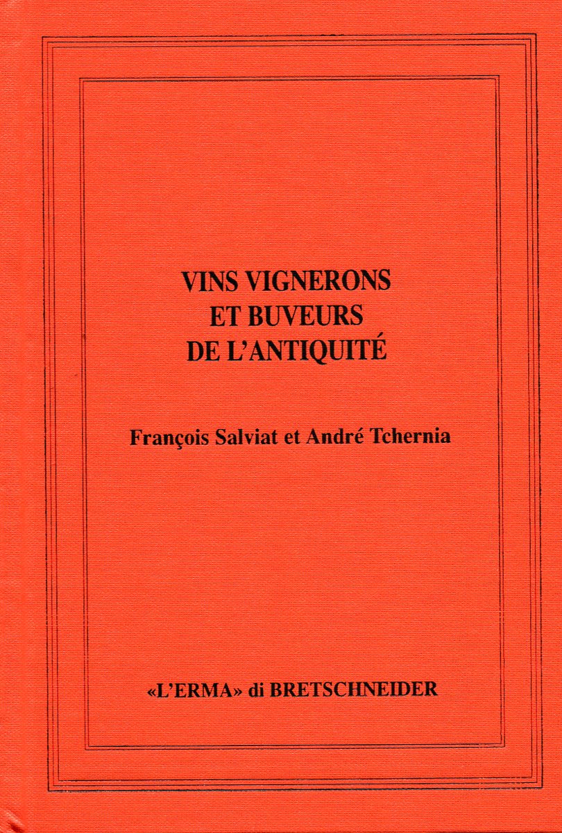 Vin, vignerons et buveurs de l'Antiquité, 2014, 238 p.