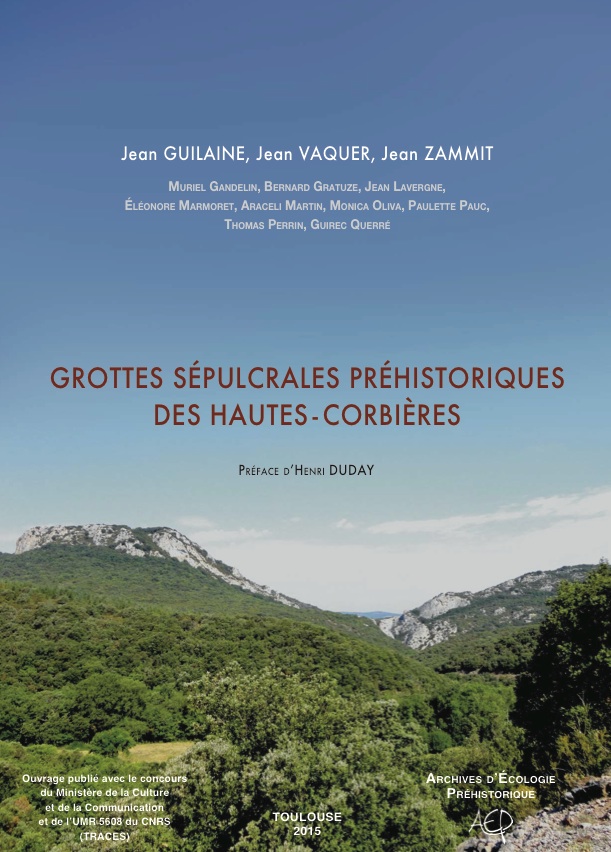 Grottes sépulcrales préhistoriques des Hautes-Corbières, 2015, 364 p.