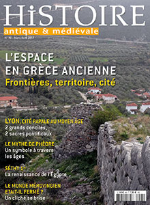 n°90, mars-avril 2017. Dossier : L'espace en Grèce ancienne. Frontières, territoire, cité.