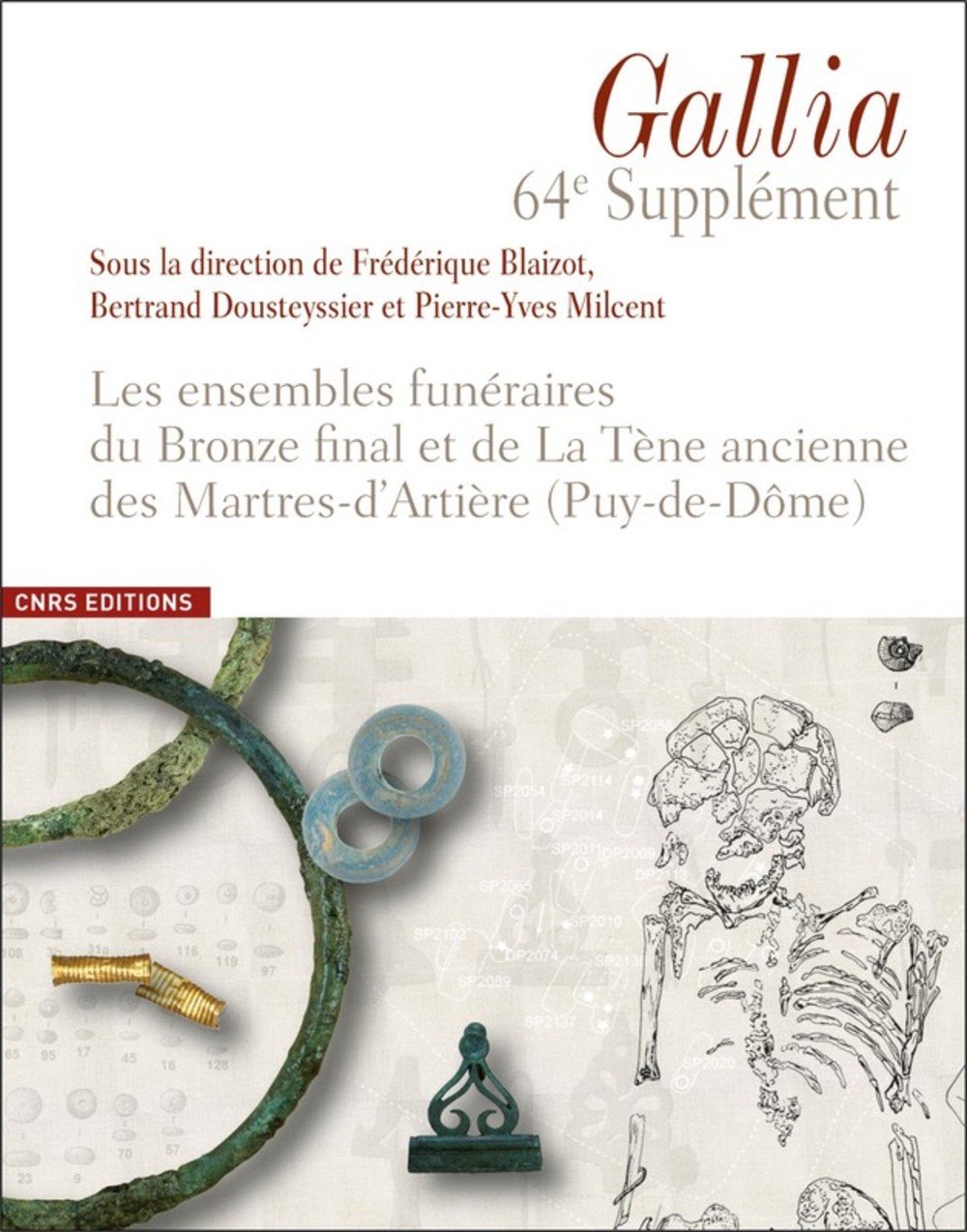 Les ensembles funéraires du Bronze final et de La Tène ancienne des Martres-d'Artière (Puy-de-Dôme), (64e suppl. Gallia), 2017, 176 p.