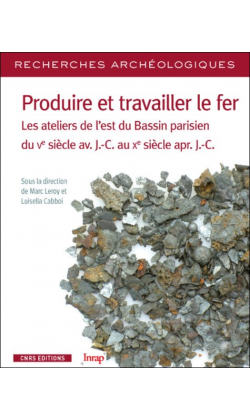 Produire et travailler le fer. Les ateliers de l'est du Bassin parisien du Ve siècle av. J.-C. au Xe siècle apr. J.-C., 2019, 168 p.