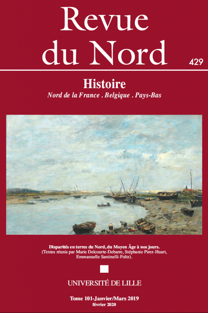 101, n°429, Janvier-Mars 2019. Disparités en terres du Nord, du Moyen Âge à nos jours