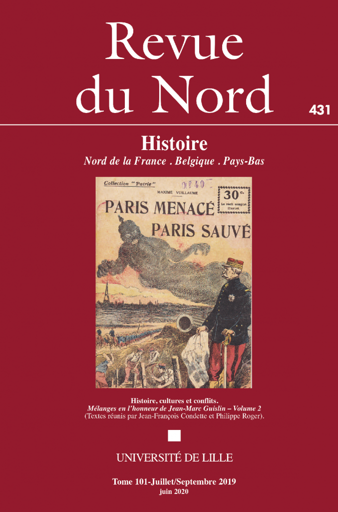101, n°431, Juillet-Septembre 2019. Histoire, cultures et conflits. Mélanges en l'honneur de Jean-Marc Guislin – Volume 2.