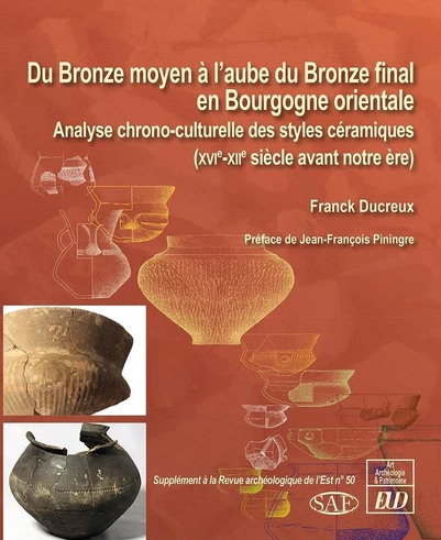 Du Bronze moyen à l'aube du Bronze final en Bourgogne orientale. Analyse chrono-culturelle des styles céramiques (XVIe-XIIe siècle avant notre ère), (50e supplément RAE 50), 2020, 524 p.