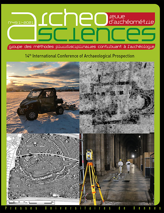 45.1, 2021. 14th International Conference of Archeological Prospection.