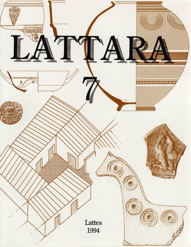 07. Nouveaux résultats de l'exploration archéologique de la ville portuaire de Lattes. Les îlots 2, 4-sud, 5, 7-ouest, 7-est, 8, 9 et 16 du quartier Saint-Sauveur, (D. Garcia dir.), 1994, 410 p., nbr. ill.