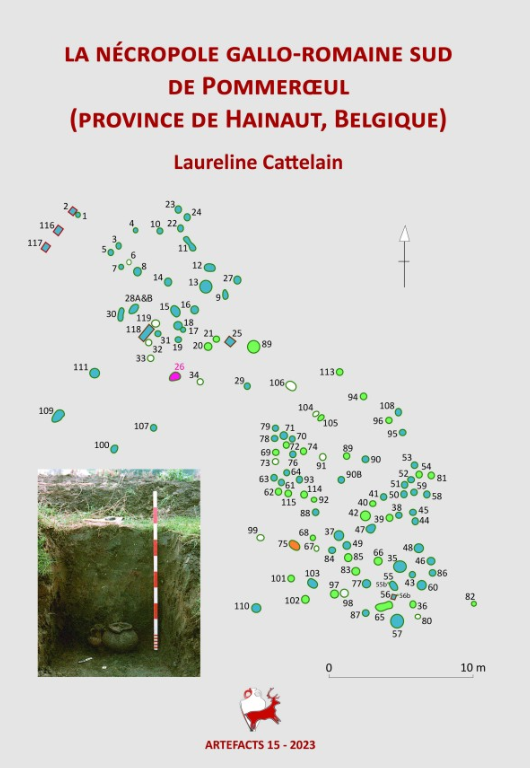 La nécropole gallo-romaine sud de Pommeroeul (Province de Hainaut, Belgique), 2023, 260 p.