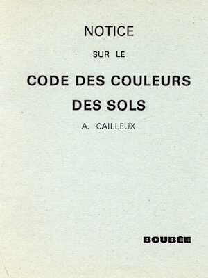 ÉPUISÉ - Notice sur le code de couleur des sols.