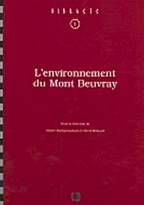 L'Environnement du Mont Beuvray (Bibracte, 1), 1996, 207 p., nbr. ill.